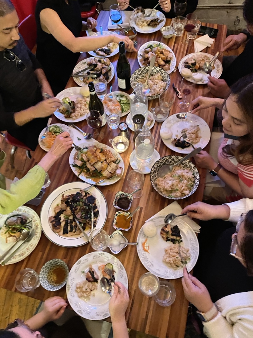 Multi-course communal dinners and private events catered by Fat Rice.